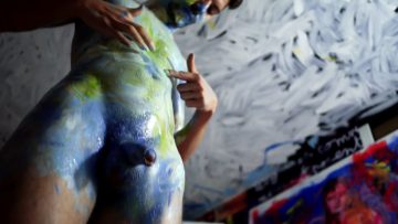 About a bigger Drawing – part 1 – © Meton Atopik 2017 – Video Length. 03.32.