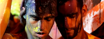 Coloured shower
