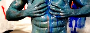 blue